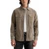 AG Adriano Goldschmied Mens Curtis Classic Fit Work Shirt(Sulfur Industrial Taupe)