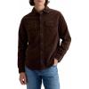 AG Adriano Goldschmied Mens Curtis Classic Fit Work Shirt(Sulfur Raw Umber)