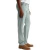 AG Adriano Goldschmied Men’s Everett Slim Straight Linen Pants(Matcha Latte)