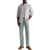 AG Adriano Goldschmied Men’s Everett Slim Straight Linen Pants(Matcha Latte)