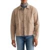 mens Sid Pleated Trucker Jacket(Beige)