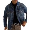 mens Jackson Vintage Trucker Jacket(Green)
