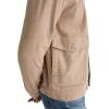 mens Sid Pleated Trucker Jacket(Beige)