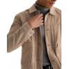 mens Sid Pleated Trucker Jacket(Beige)