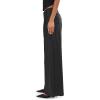 AG Women’s Dorine Mid Rise Pleated Palazzo(Ltt Lt Super Black)