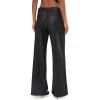 AG Women’s Dorine Mid Rise Pleated Palazzo(Ltt Lt Super Black)