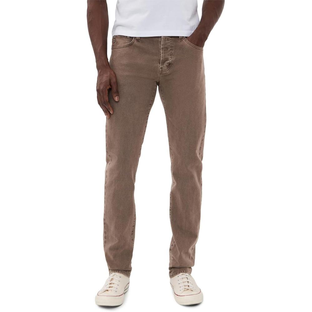 imageAG Adriano Goldschmied Mens Tellis Modern Slim Stretch Selvage JeanSulfur Taupe Grey