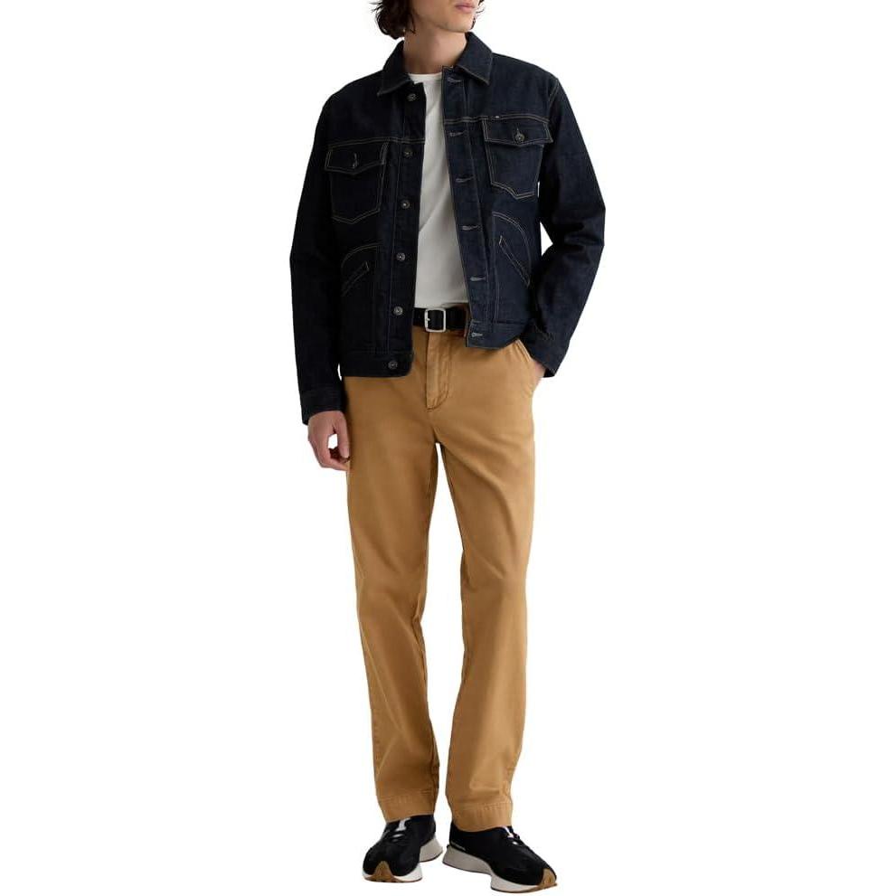 imageAG Jeans Mens Archie Straight Trouser PantSulfur Golden Hickory