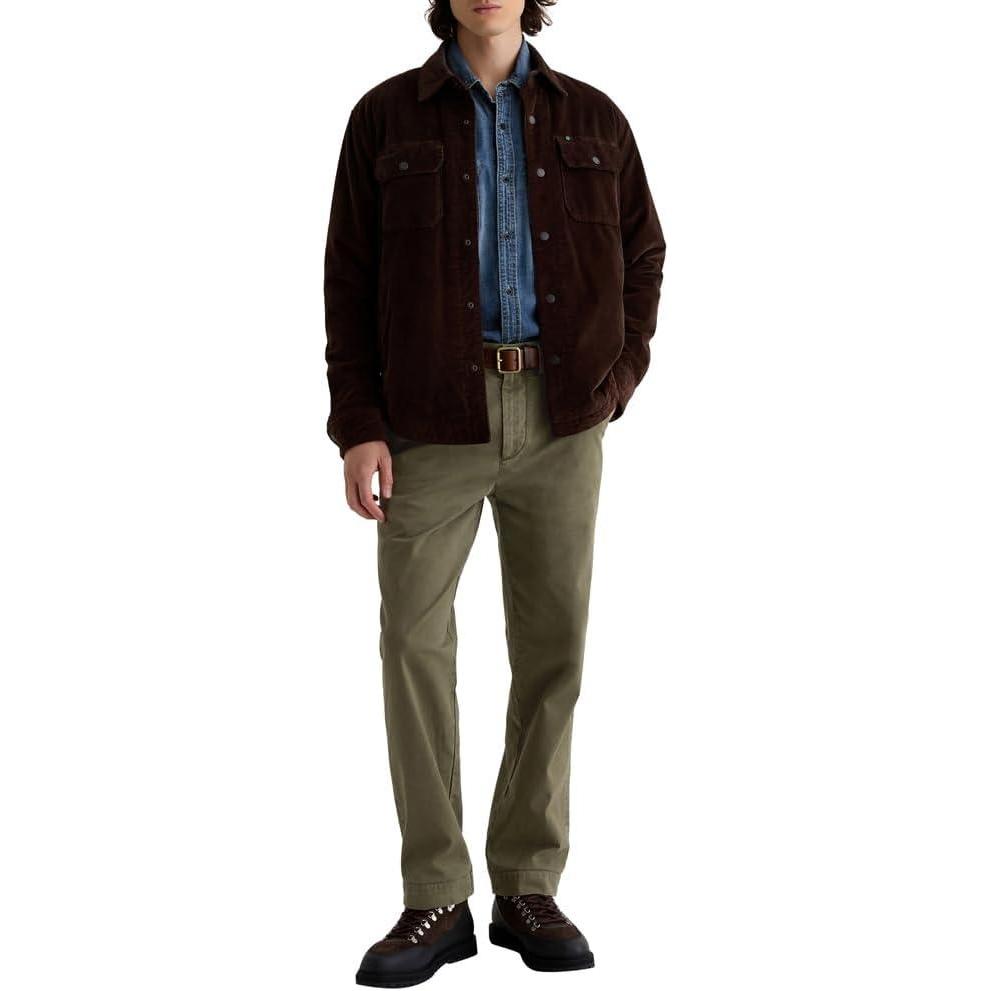 imageAG Jeans Mens Archie Straight Trouser PantSulfur Shady Moss