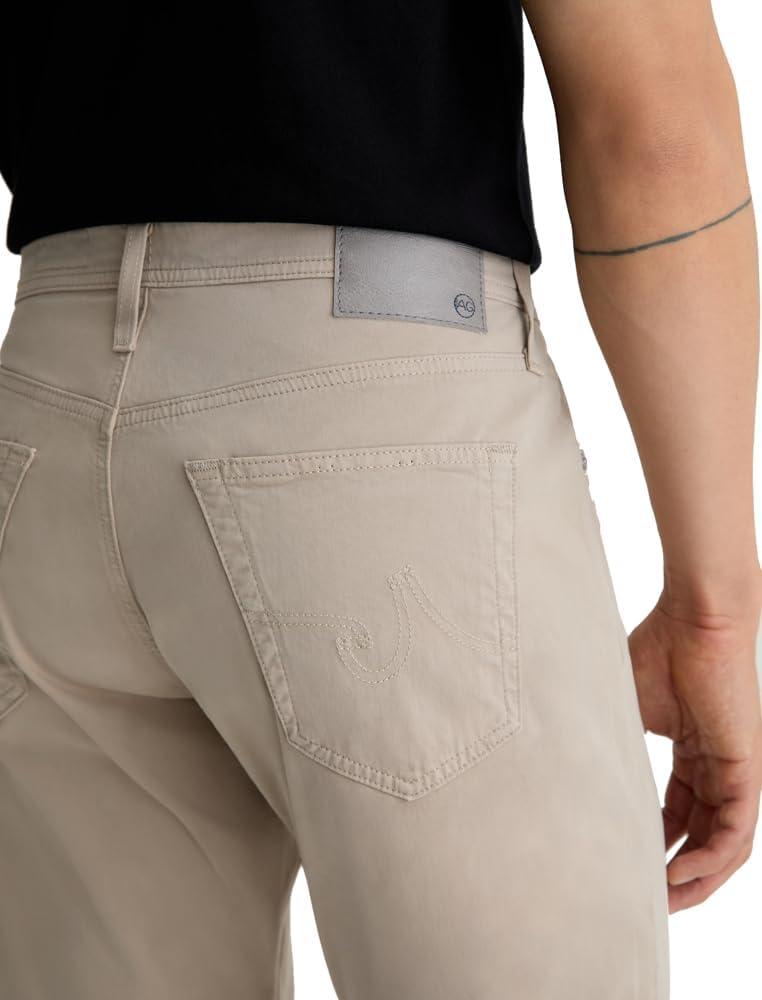 imageAG Adriano Goldschmied Mens Graduate Tailored Sueded Italian Twill PantsDesert Stone