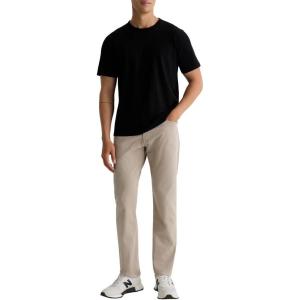AG Adriano Goldschmied Men’s Graduate Tailored Sueded Italian Twill Pants(Desert Stone)