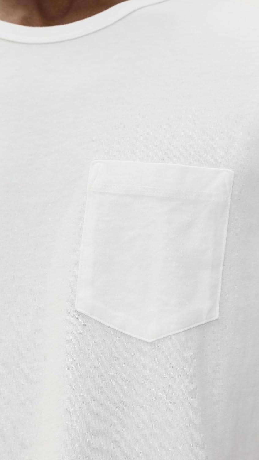 imageAG Adriano Goldschmied Mens Nick Pocket TeeWhite