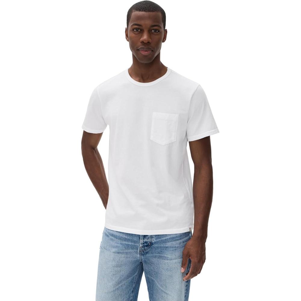 imageAG Adriano Goldschmied Mens Nick Pocket TeeWhite