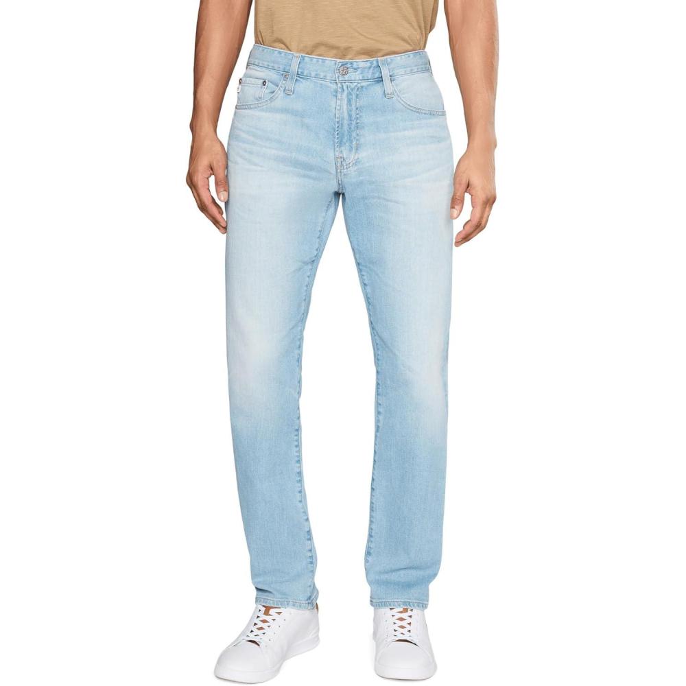 imageAG Mens Everett Slim Straight Jean Medium Blue 31W x 34L22 Years Tanner