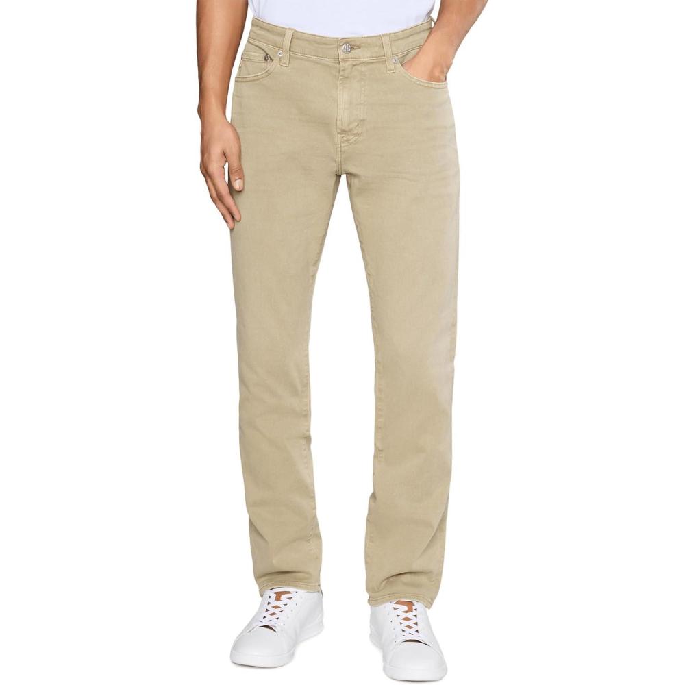 imageAG Mens Everett Slim Straight Jean Medium Blue 31W x 34L7 Years Sulfur Valley Tan