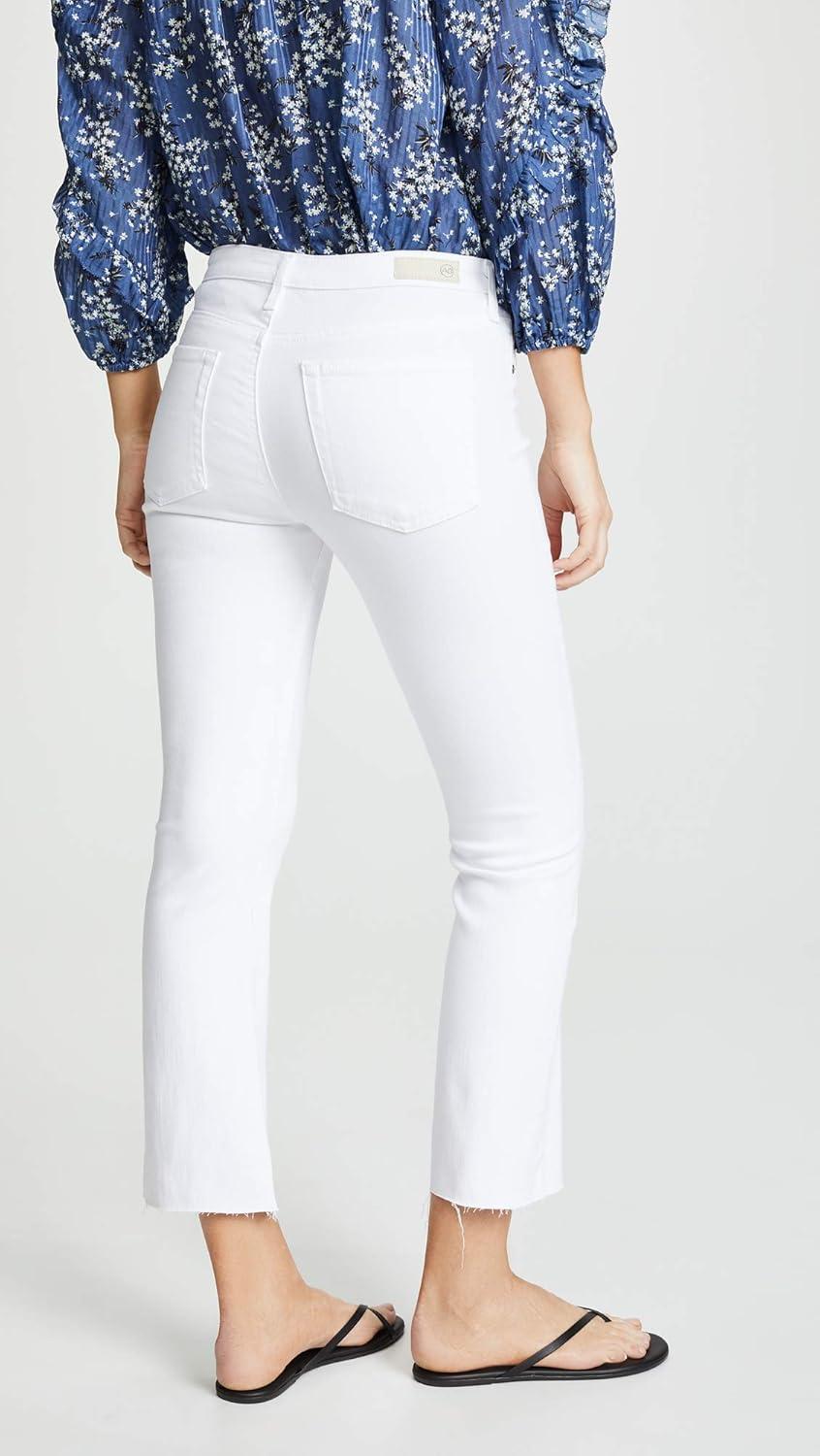 imageAG Adriano Goldschmied Womens The Jodi Crop JeansWhite