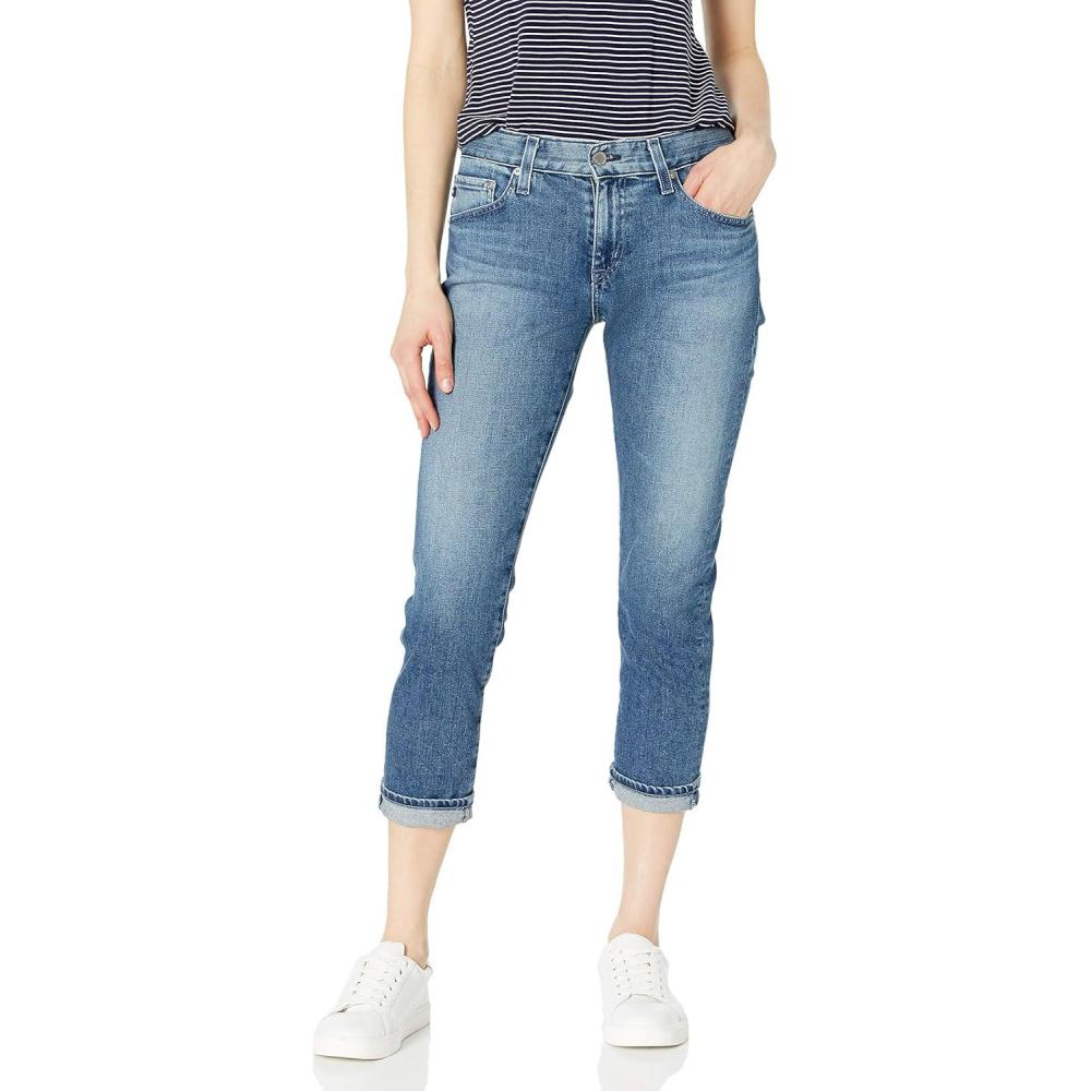 imageAG Adriano Goldschmied Womens Ex Boyfriend Slim JeansDivine Indigo