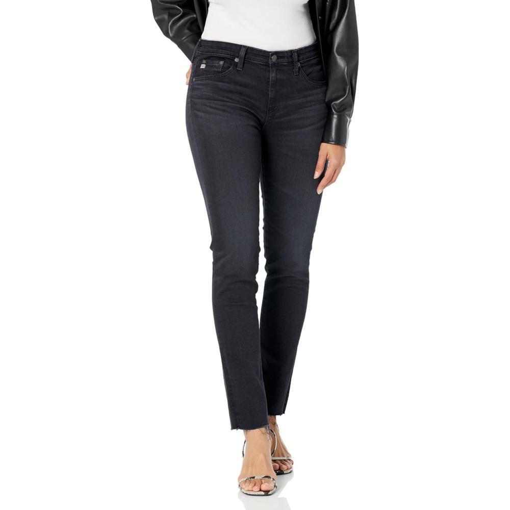 imageAG Adriano Goldschmied Womens Prima Mid Rise Cigarette Jean4 Years Discord