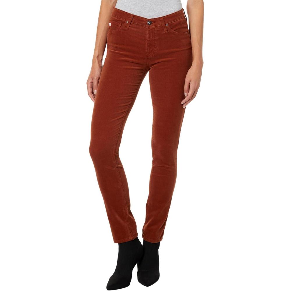 imageAG Adriano Goldschmied Womens Prima Mid Rise Cigarette JeanSpiced Maple
