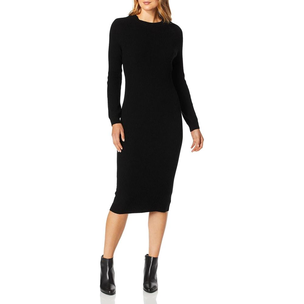 imageAG Adriano Goldschmied Womens Quaid Raglan DressTrue Black