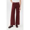 AG Adriano Goldschmied Women’s Saige Mid Rise Wide Leg Jeans(Cranberry)