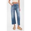 AG Adriano Goldschmied Women’s Saige Mid Rise Wide Leg Jeans(Postcard)