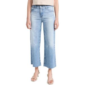 AG Adriano Goldschmied Women’s Saige Mid Rise Wide Leg Jeans(Palma)