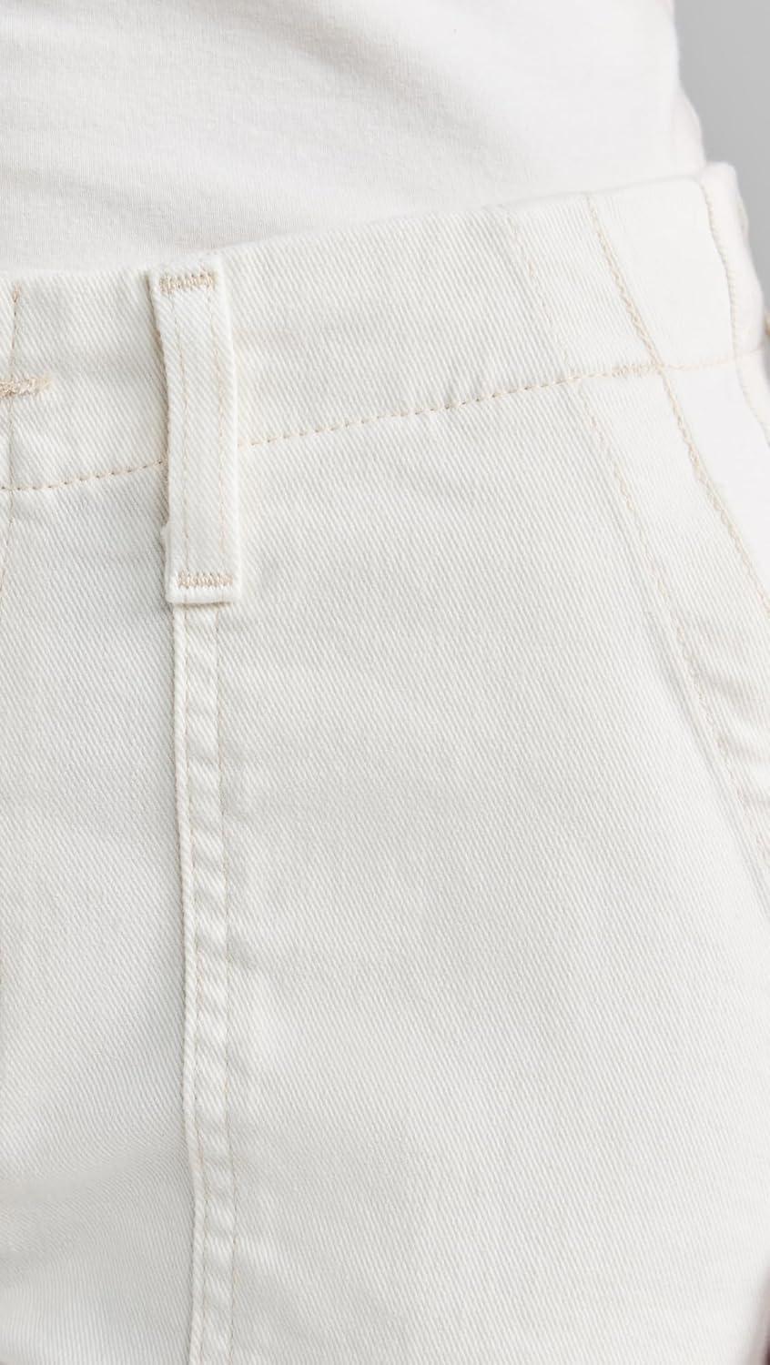 imageAG Adriano Goldschmied Womens Analeigh High Rise Utility ShortPowder