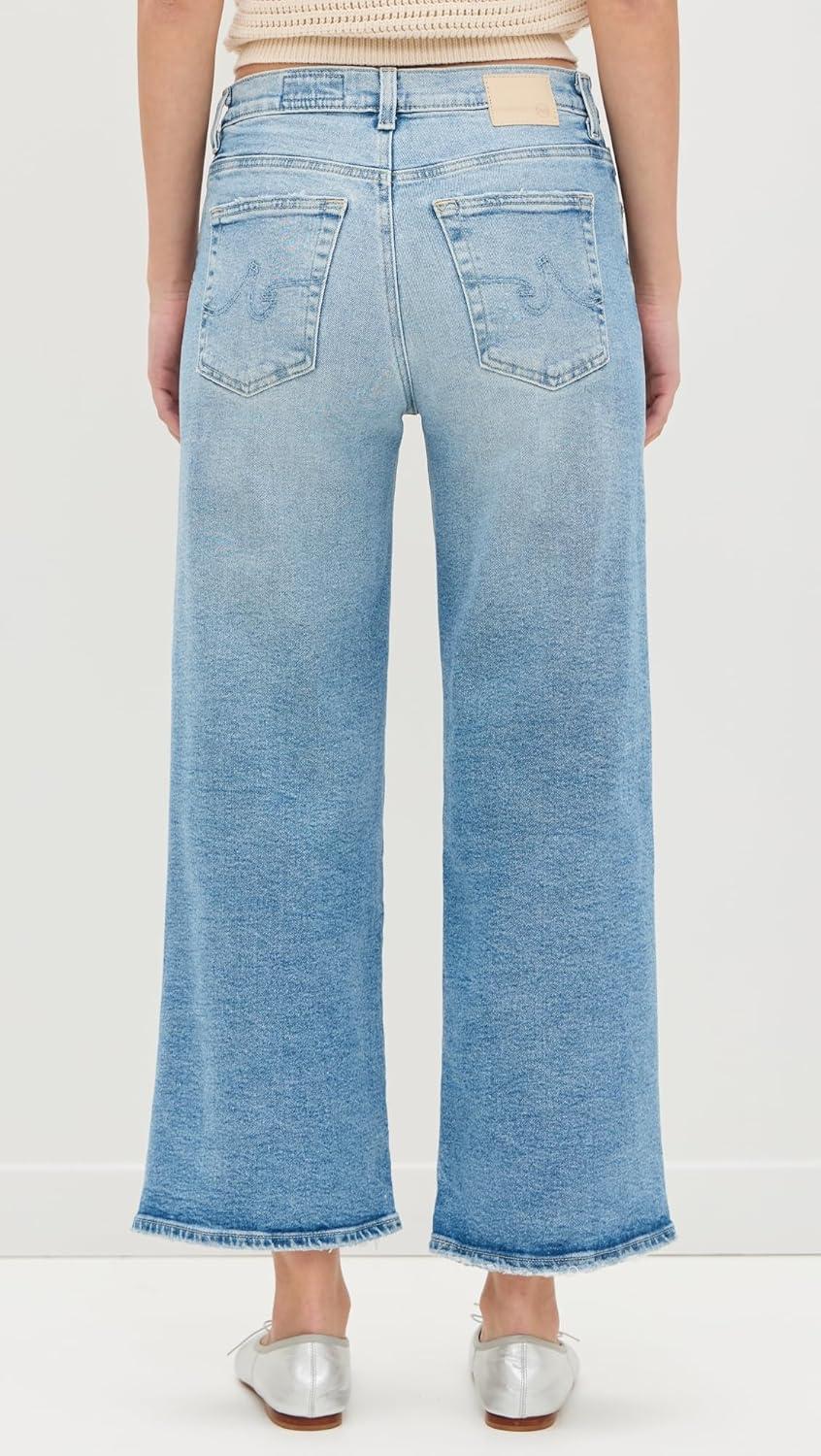 imageAG Adriano Goldschmied Womens Saige Wide Leg Crop JeansMomento