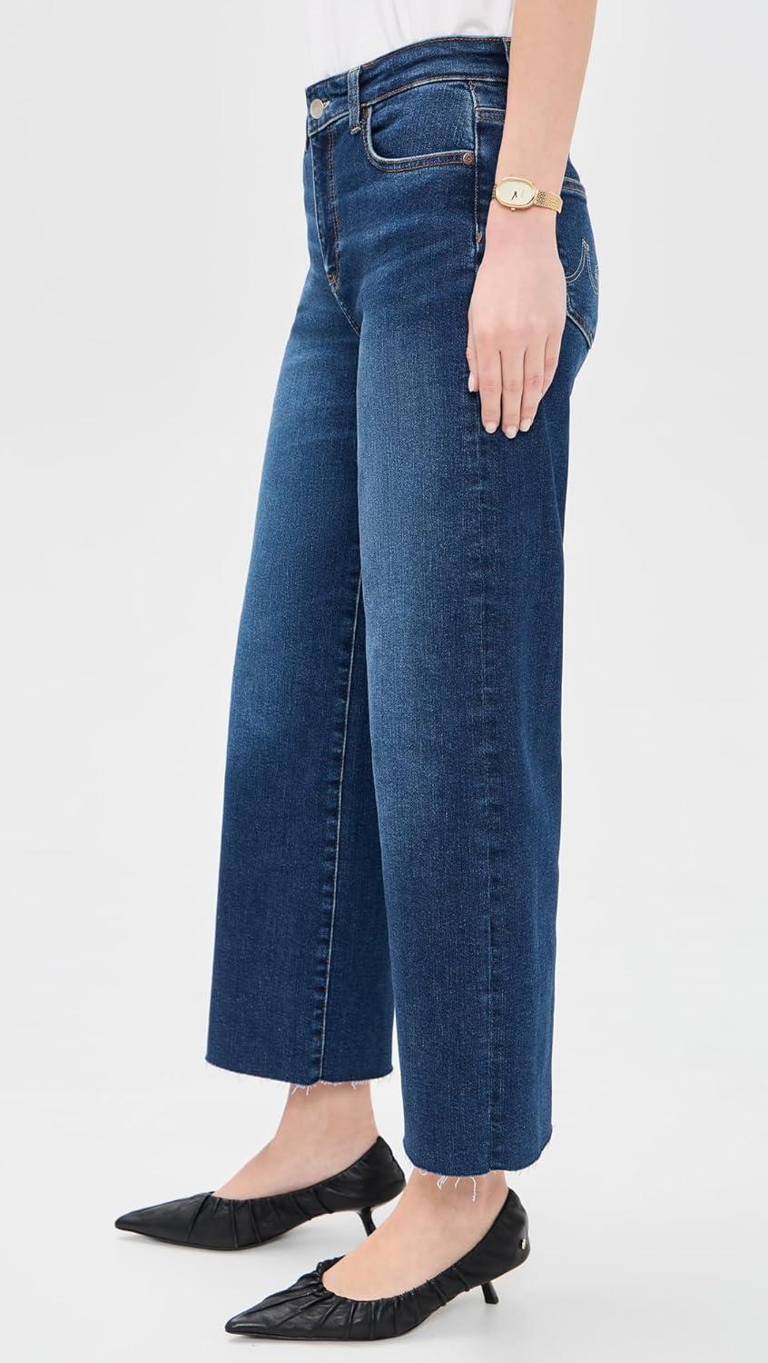 imageAG Adriano Goldschmied Womens Saige Wide Leg Crop JeansOutspoken