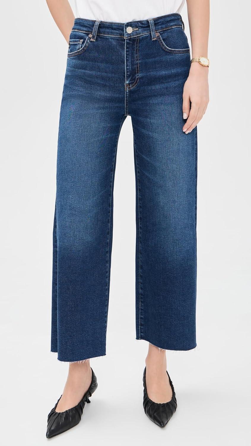 imageAG Adriano Goldschmied Womens Saige Wide Leg Crop JeansOutspoken