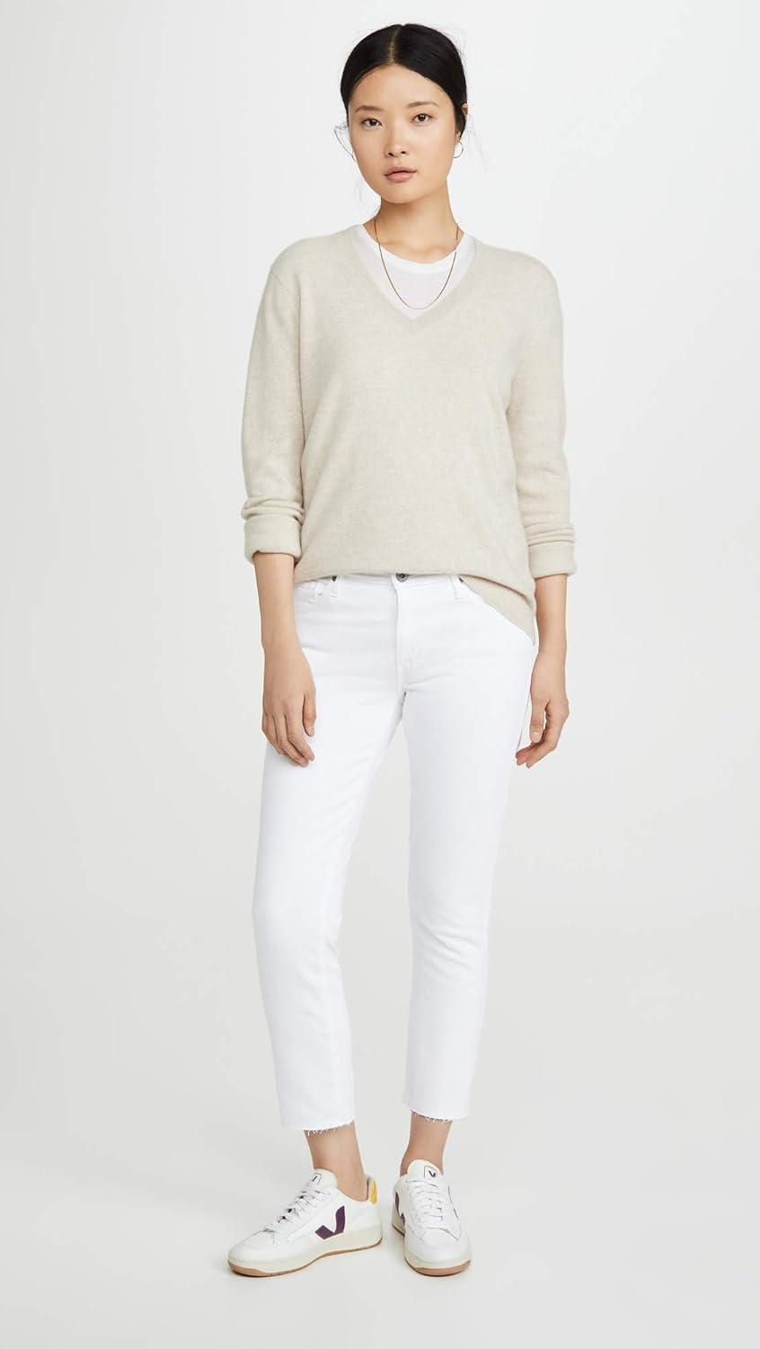 imageAG Adriano Goldschmied Womens The Prima Crop JeansWhite