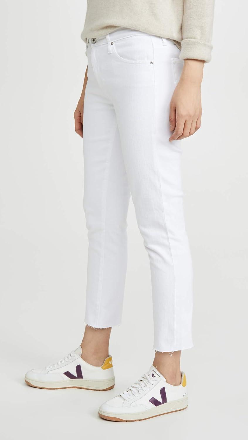 imageAG Adriano Goldschmied Womens The Prima Crop JeansWhite