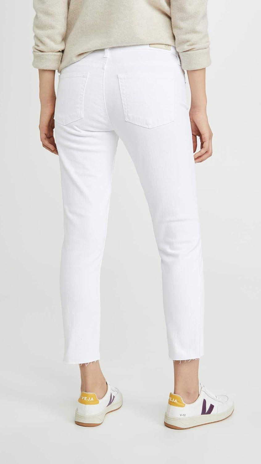 imageAG Adriano Goldschmied Womens The Prima Crop JeansWhite