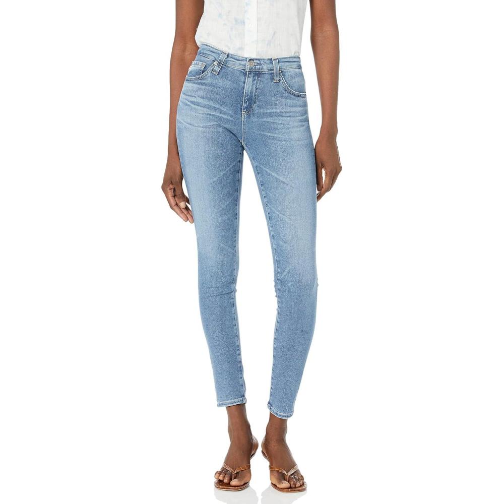 imageAG Adriano Goldschmied Womens Legging Ankle Mid Rise Super Skinny Denim Pant17 Years Ventura