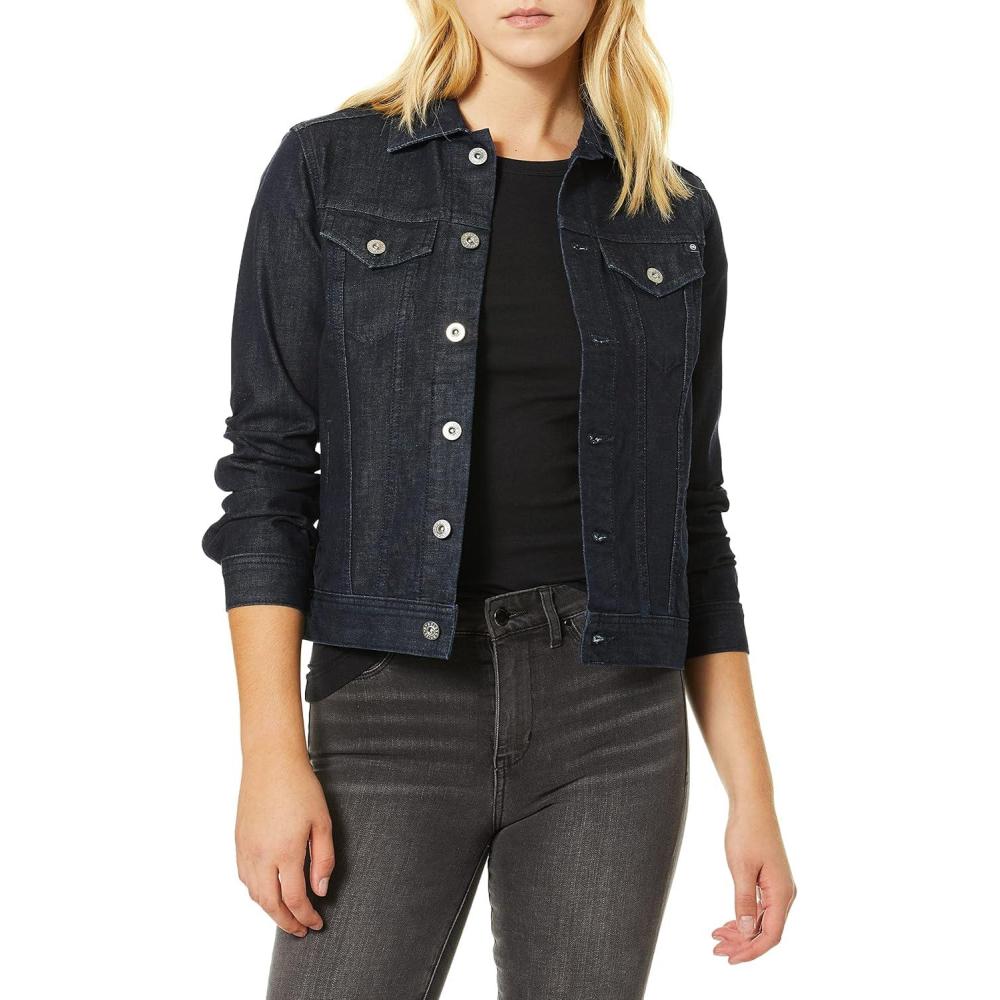 imageAG Adriano Goldschmied Womens MYA Denim JacketSubterranean