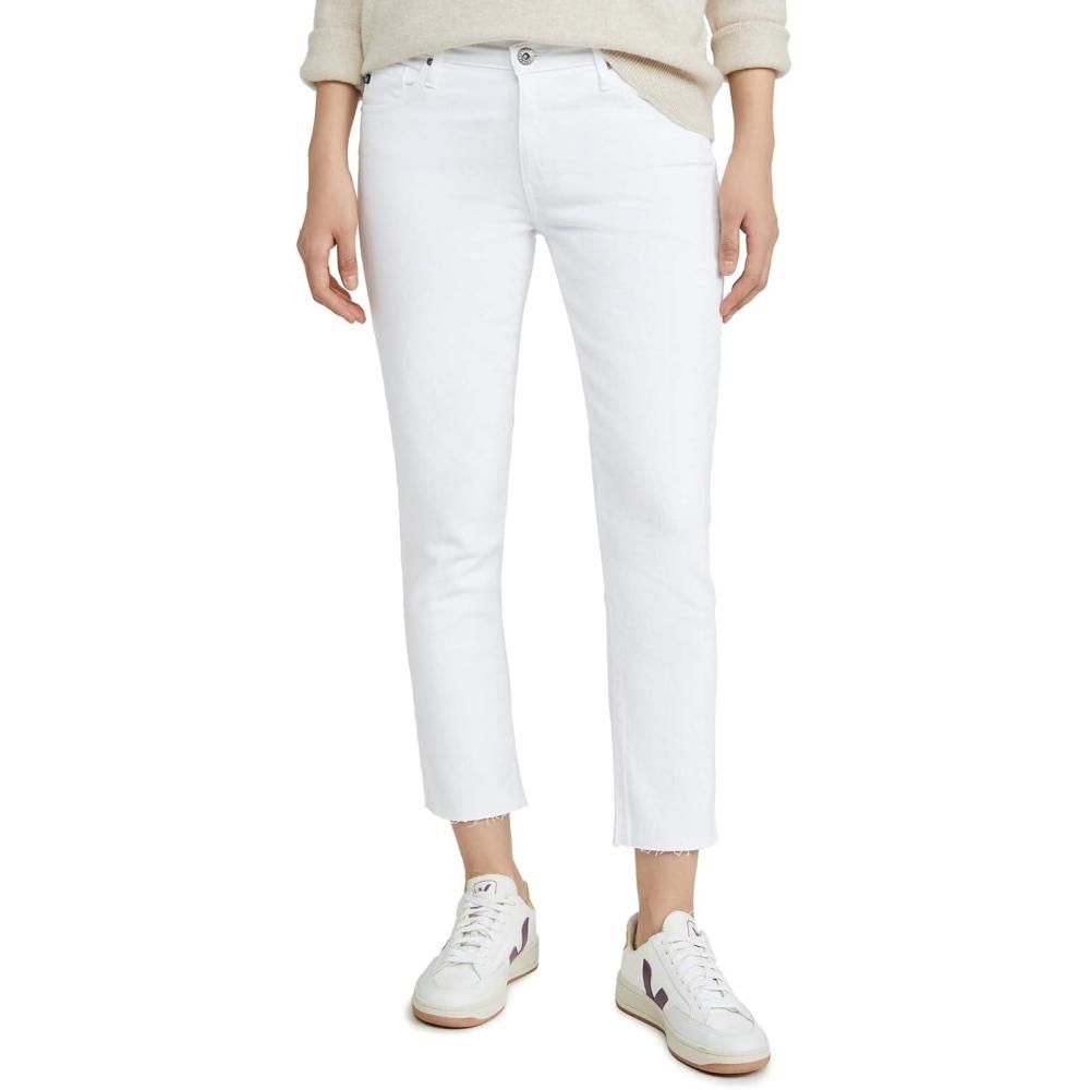 imageAG Adriano Goldschmied Womens The Prima Crop JeansWhite