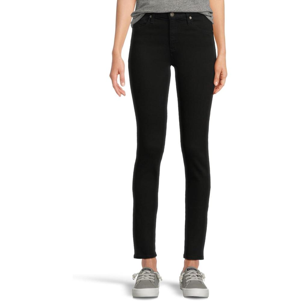 imageAG Adriano Goldschmied Womens The Prima Skinny Jean Super BlackSuper Black