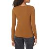 AG Adriano Goldschmied Women’s Jaxon Long Sleeved Scoop(Caramel)