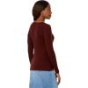AG Adriano Goldschmied Women’s Jaxon Long Sleeved Scoop(Dark Plum)