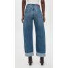 AG Adriano Goldschmied Womens Mercer High Rise Cuffed Barrel Jean(Nouveau)
