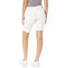 AG Adriano Goldschmied Women’s Nikki Mid Rise Relaxed Skinny Short(1 Year Tonal White)