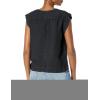AG Adriano Goldschmied Women’s Trista Top(Sulfur True Black)