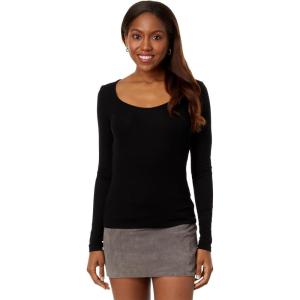 AG Adriano Goldschmied Women’s Jaxon Long Sleeved Scoop(True Black)