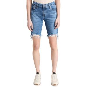 AG Adriano Goldschmied Women’s Nikki Mid Rise Relaxed Skinny Short(19 Years Afterglow)