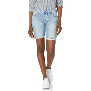 AG Adriano Goldschmied Women’s Nikki Mid Rise Relaxed Skinny Short(Apparition)