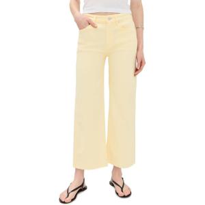 AG Adriano Goldschmied Women’s Saige Wide Leg Crop Jeans(Sunl)