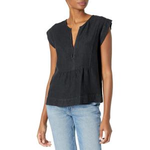 AG Adriano Goldschmied Women’s Trista Top(Sulfur True Black)