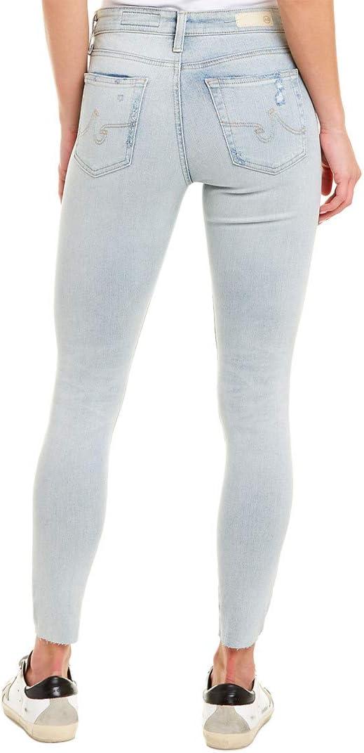 imageAG Adriano Goldschmied Womens Denim Farrah Ankle Raw HemYears Seabird