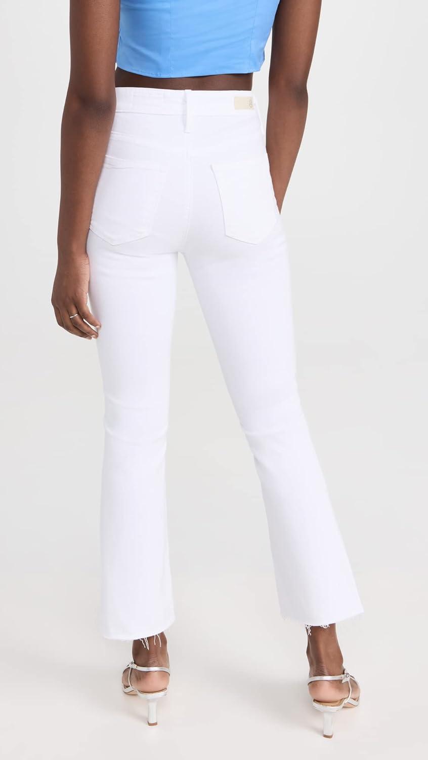 imageAG Adriano Goldschmied Womens Farrah High Rise Crop Boot JeanModern White